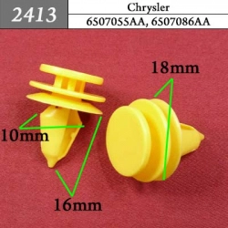 2413 Автокрепеж для GM, Chrysler, Dodge, Jeep, Tesla